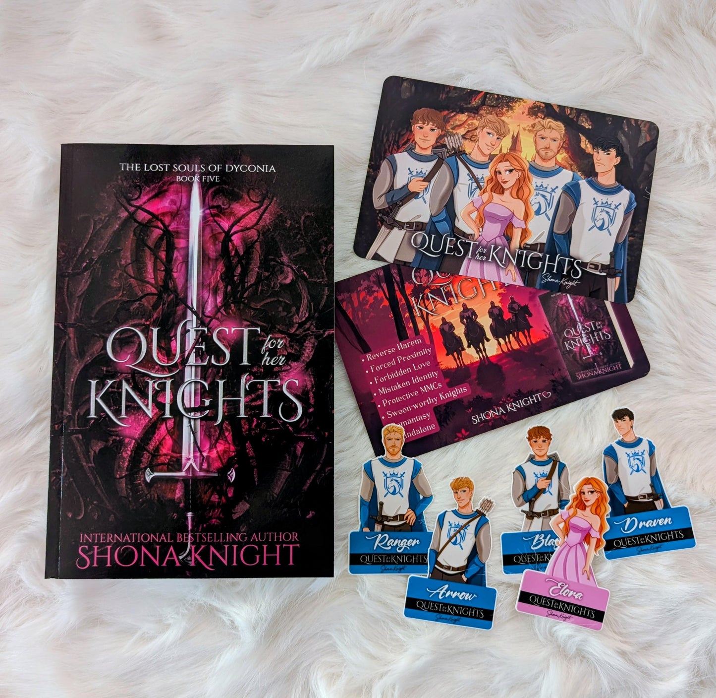 Quest for her Knights Paperback - SIGNED